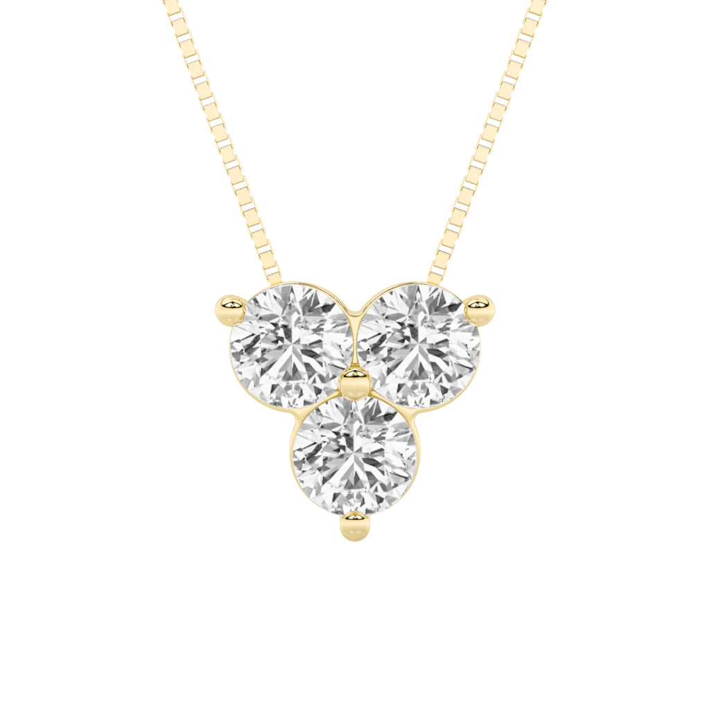 The Trefoil Brilliance Necklace