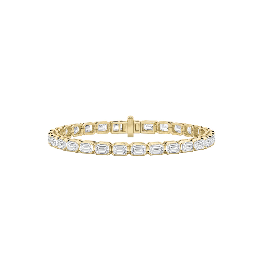 The Emerald Crown Tennis Bracelet