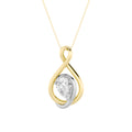 Alexya Signature Infinity Pear Diamond Pendant