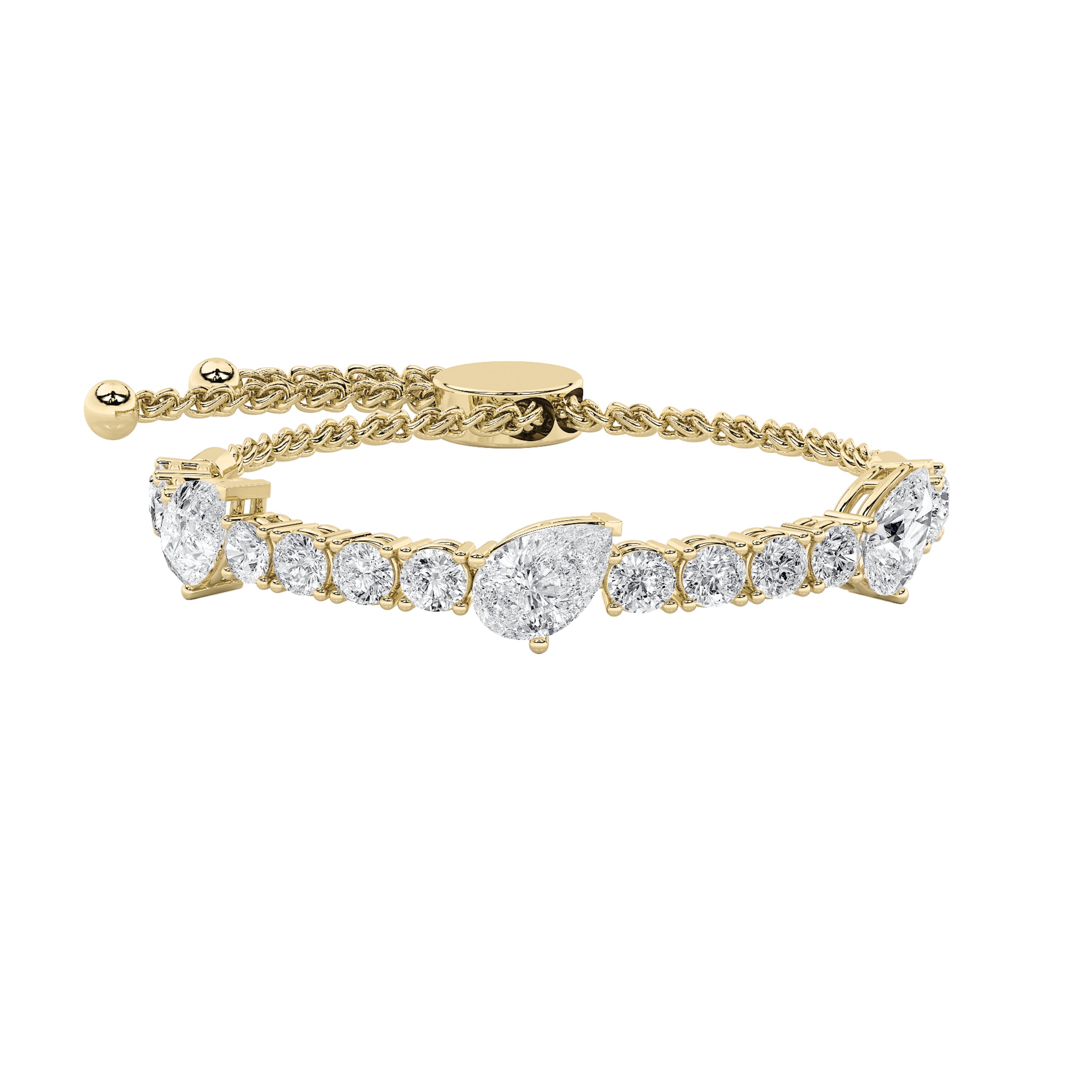 The Multi-Shape Bolo Tennis Bracelet