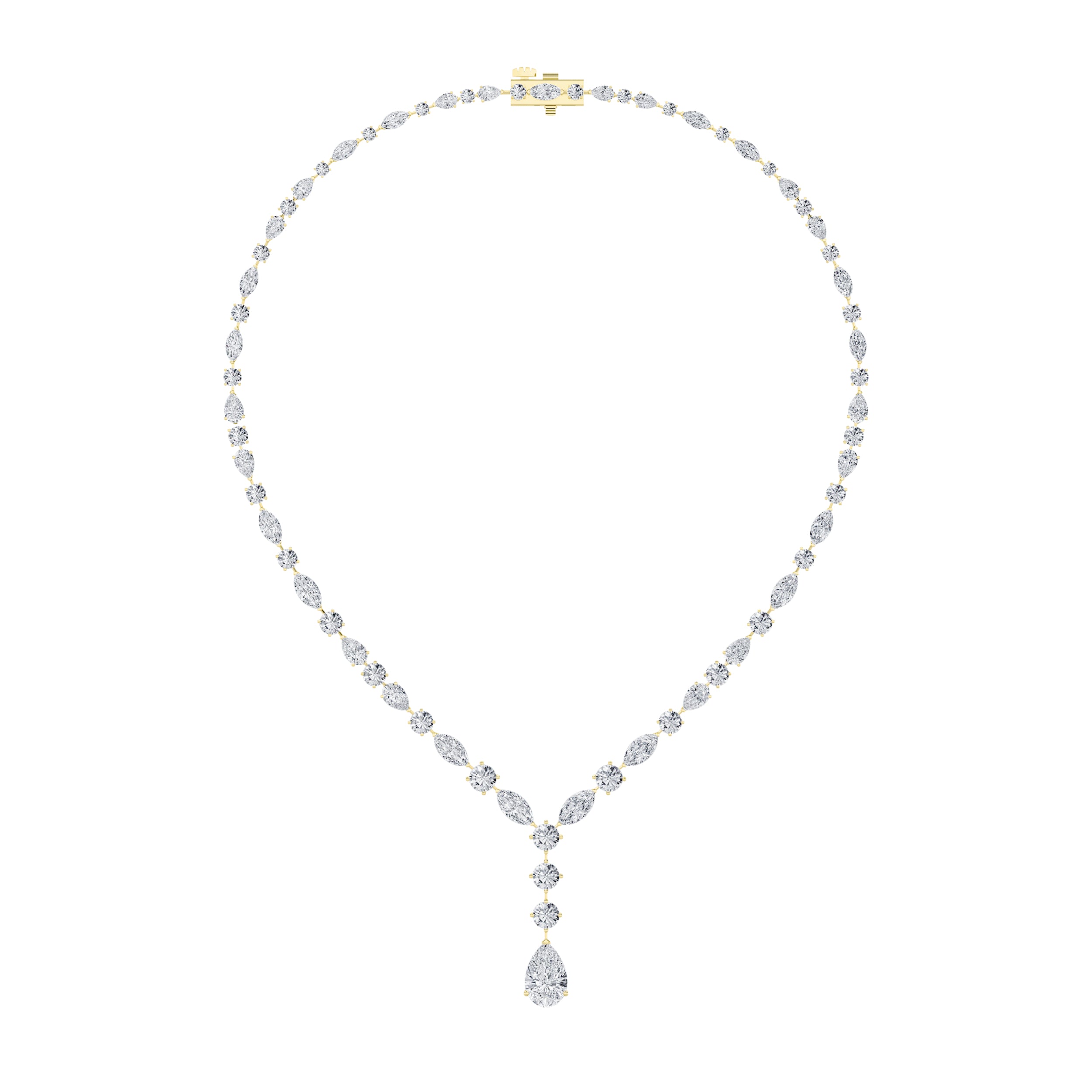 The Imperial Multi-Shape Drop Necklace
