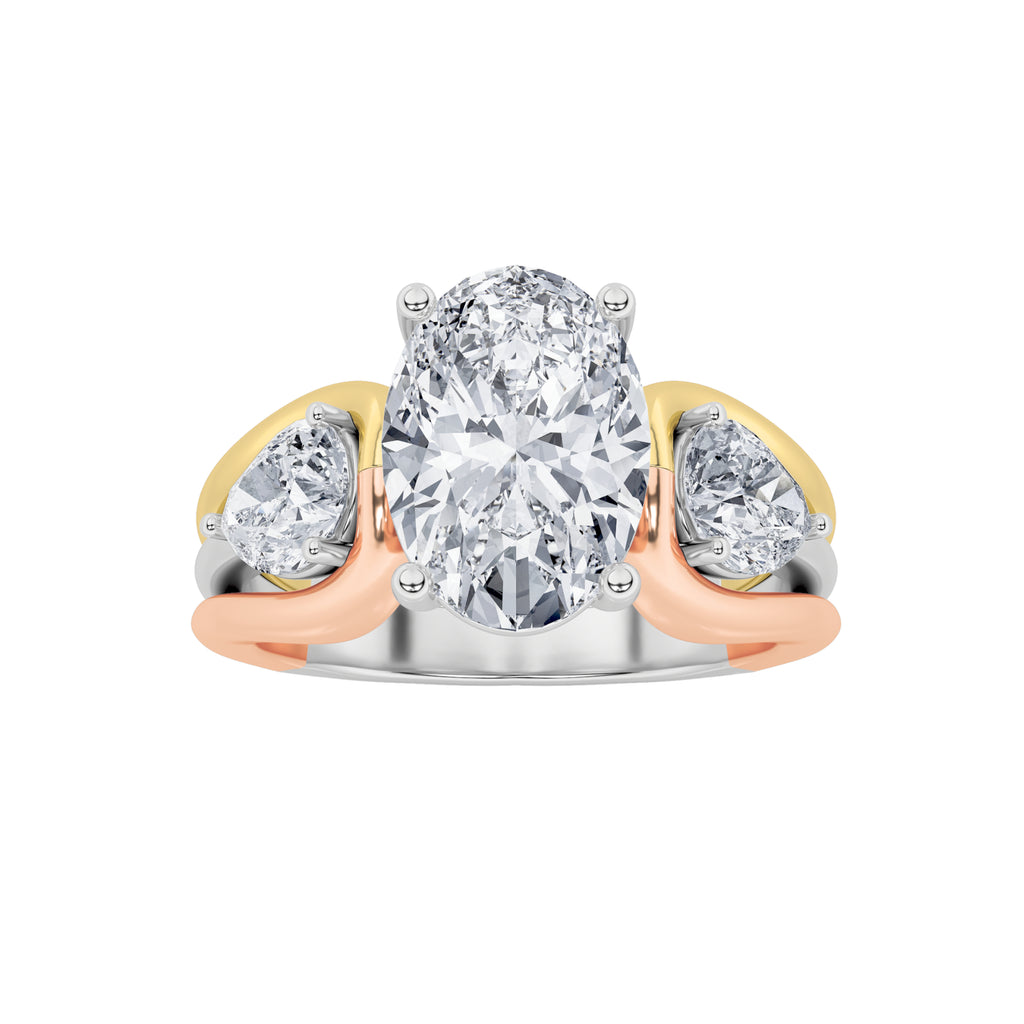 The Oval Trinity Statement Ring