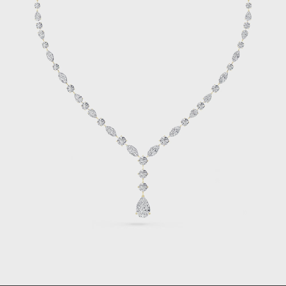 The Imperial Multi-Shape Drop Necklace