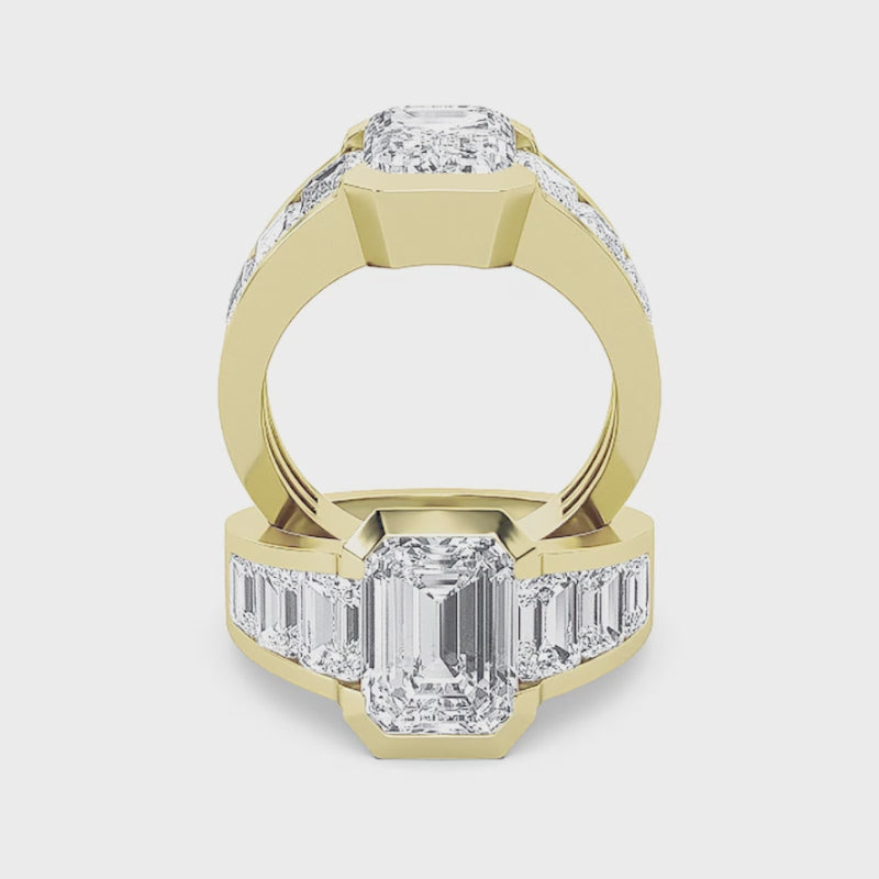 The Grand Emerald Quintet Ring