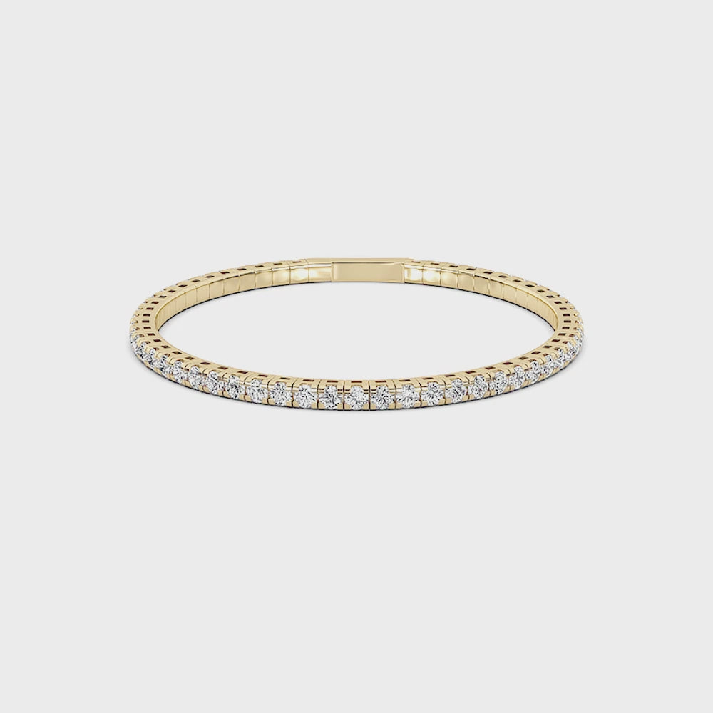 The Elite Flexi Diamond Bangle