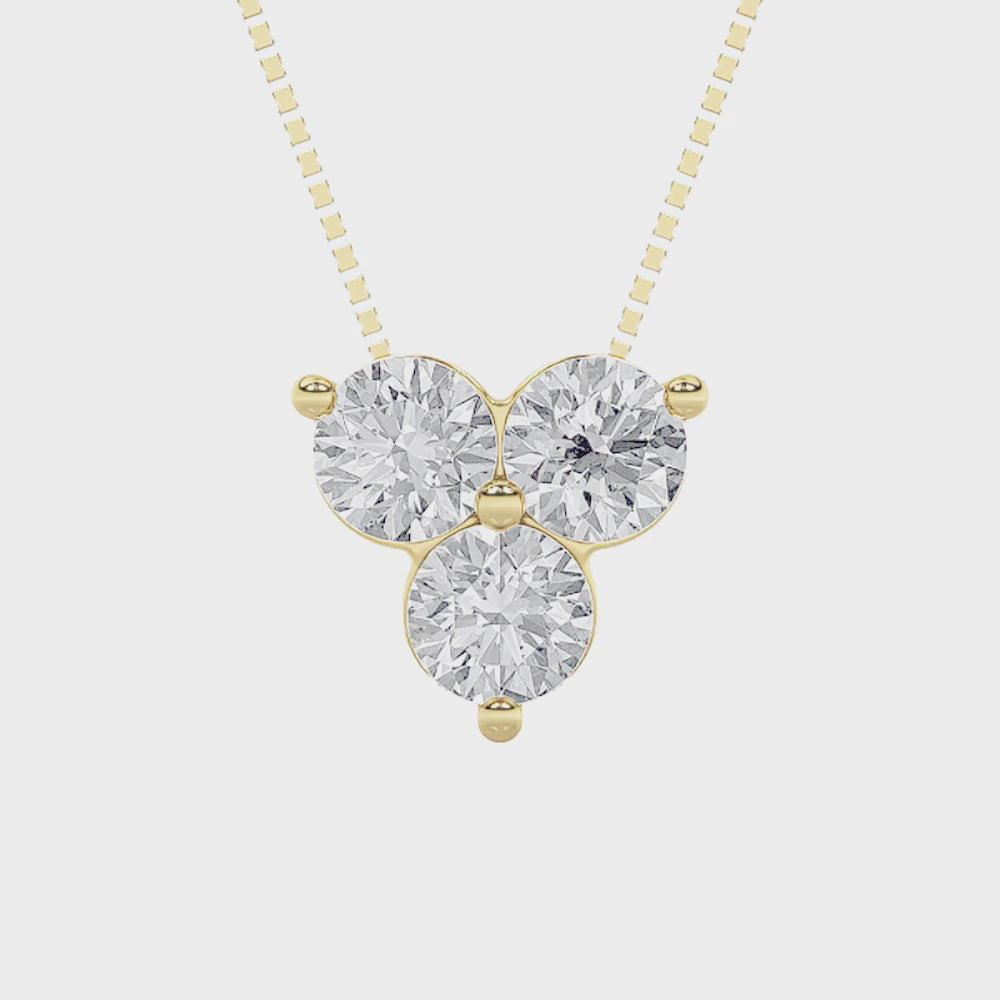 The Trefoil Brilliance Necklace