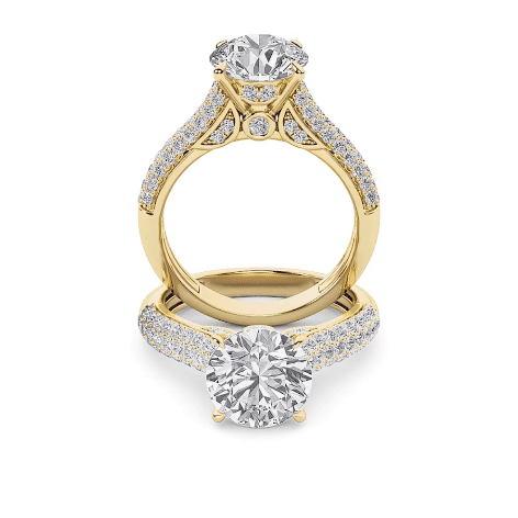 The Radiance Accent Engagement Ring