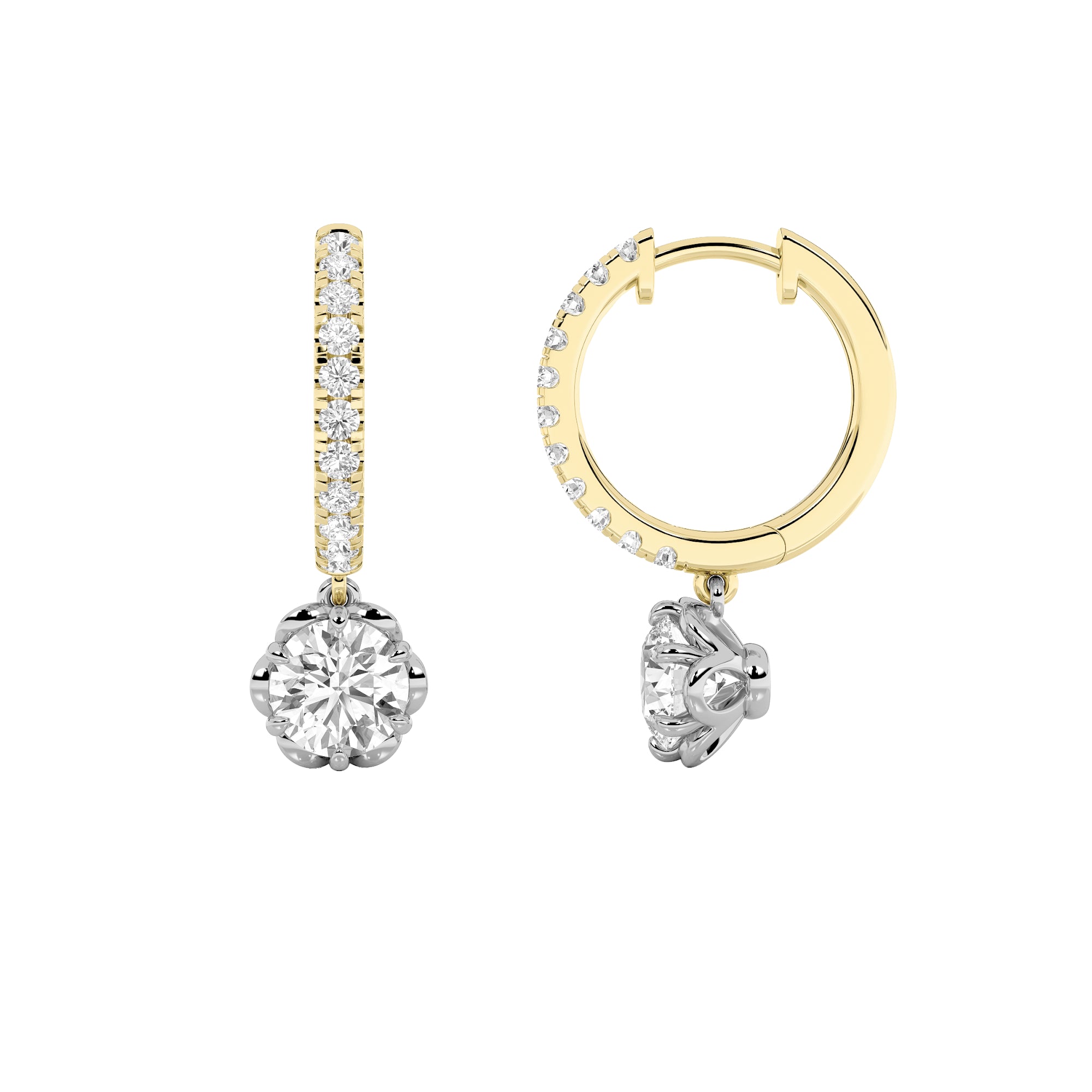 The Alexya Signature: "The Bloom Drop Hoops"