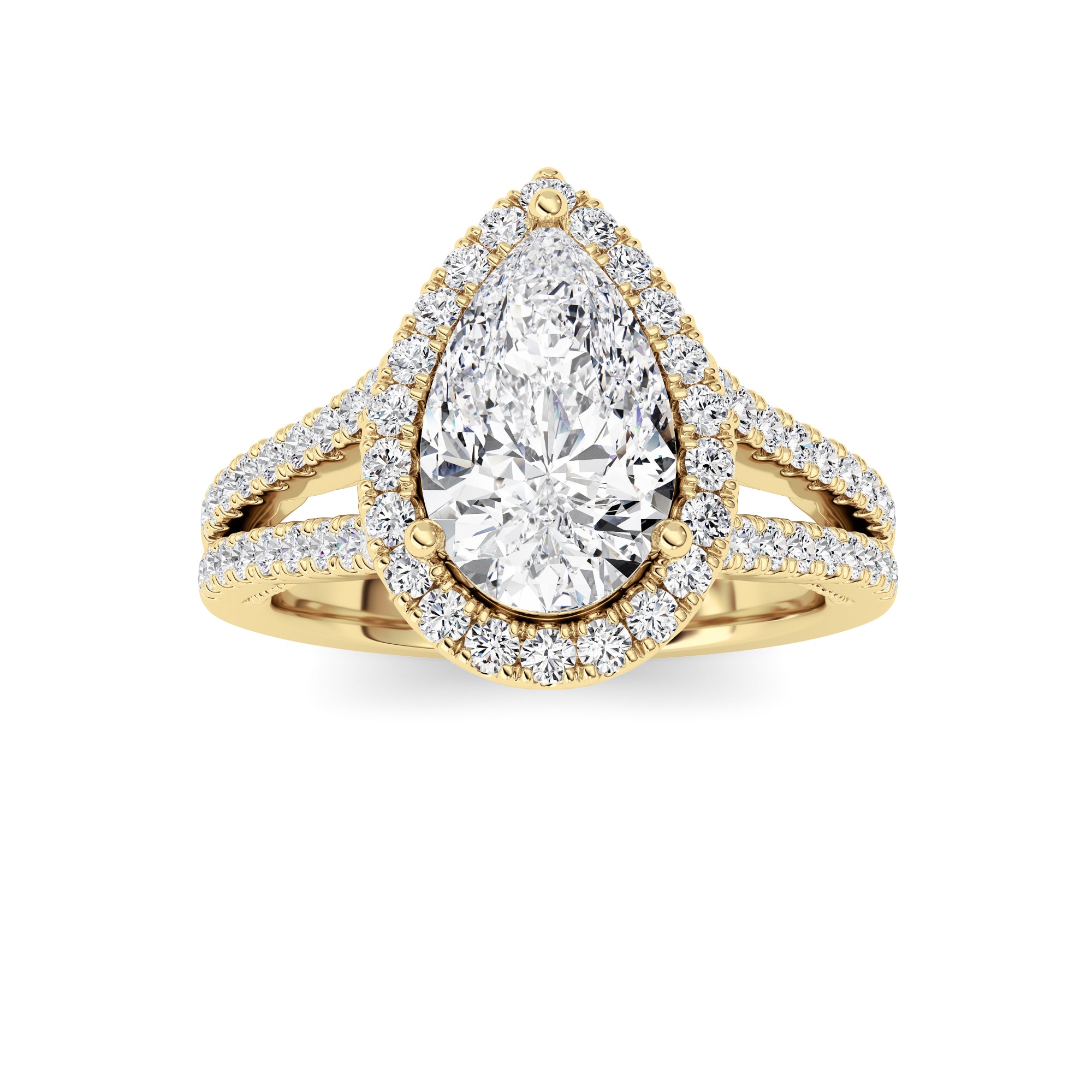 The Split-Shank Serenity Engagement Ring