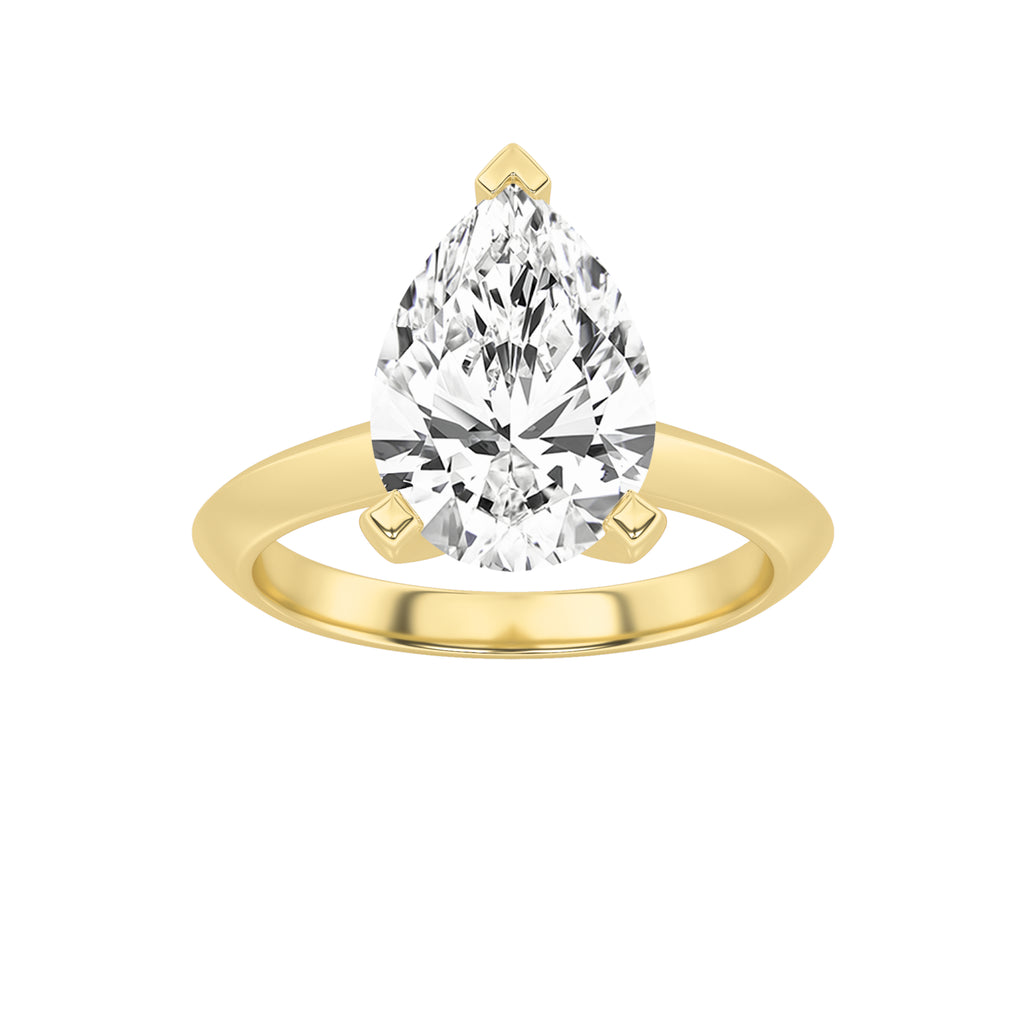 The Victoria Knife Edge Solitaire Engagement Ring