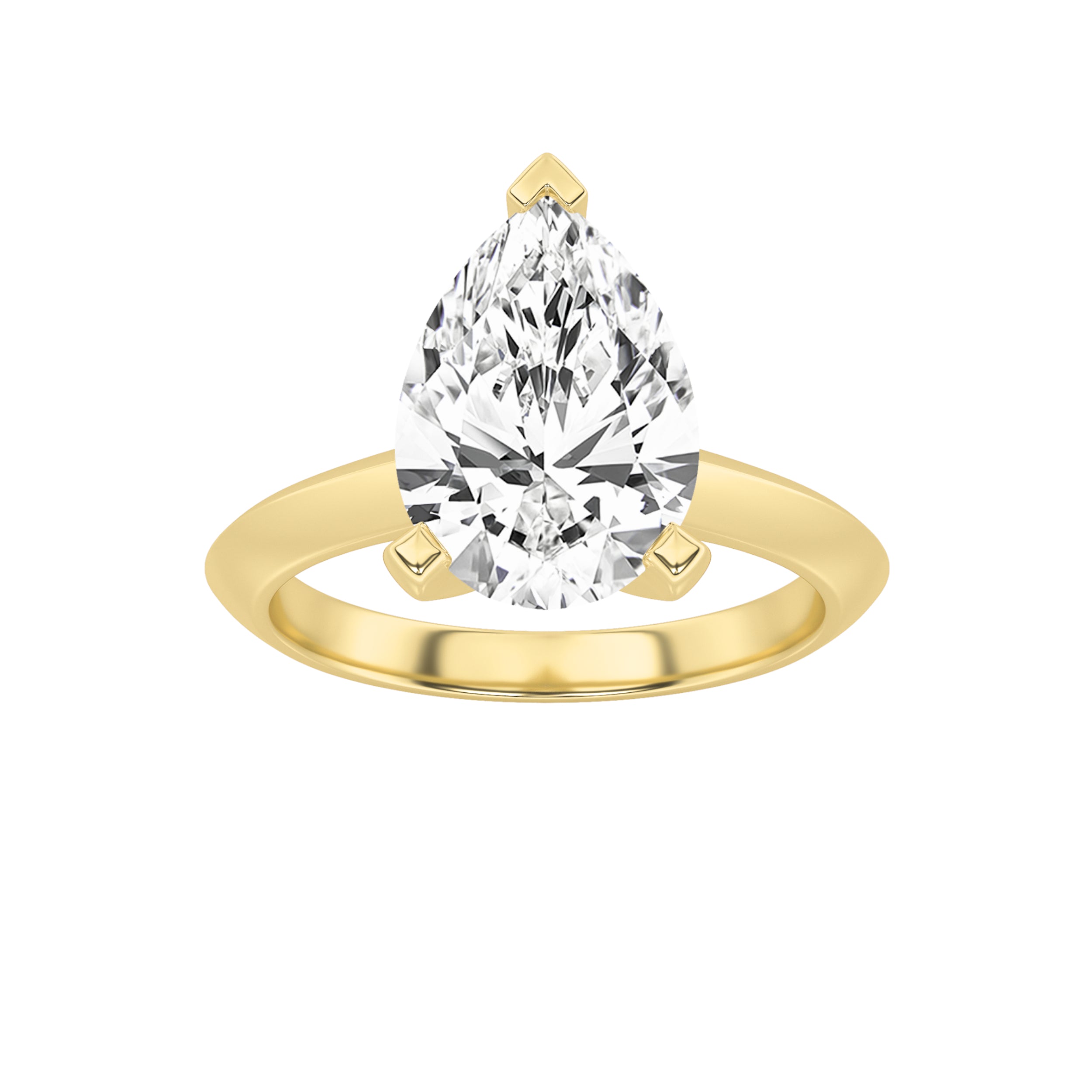 The Victoria Knife Edge Solitaire Engagement Ring