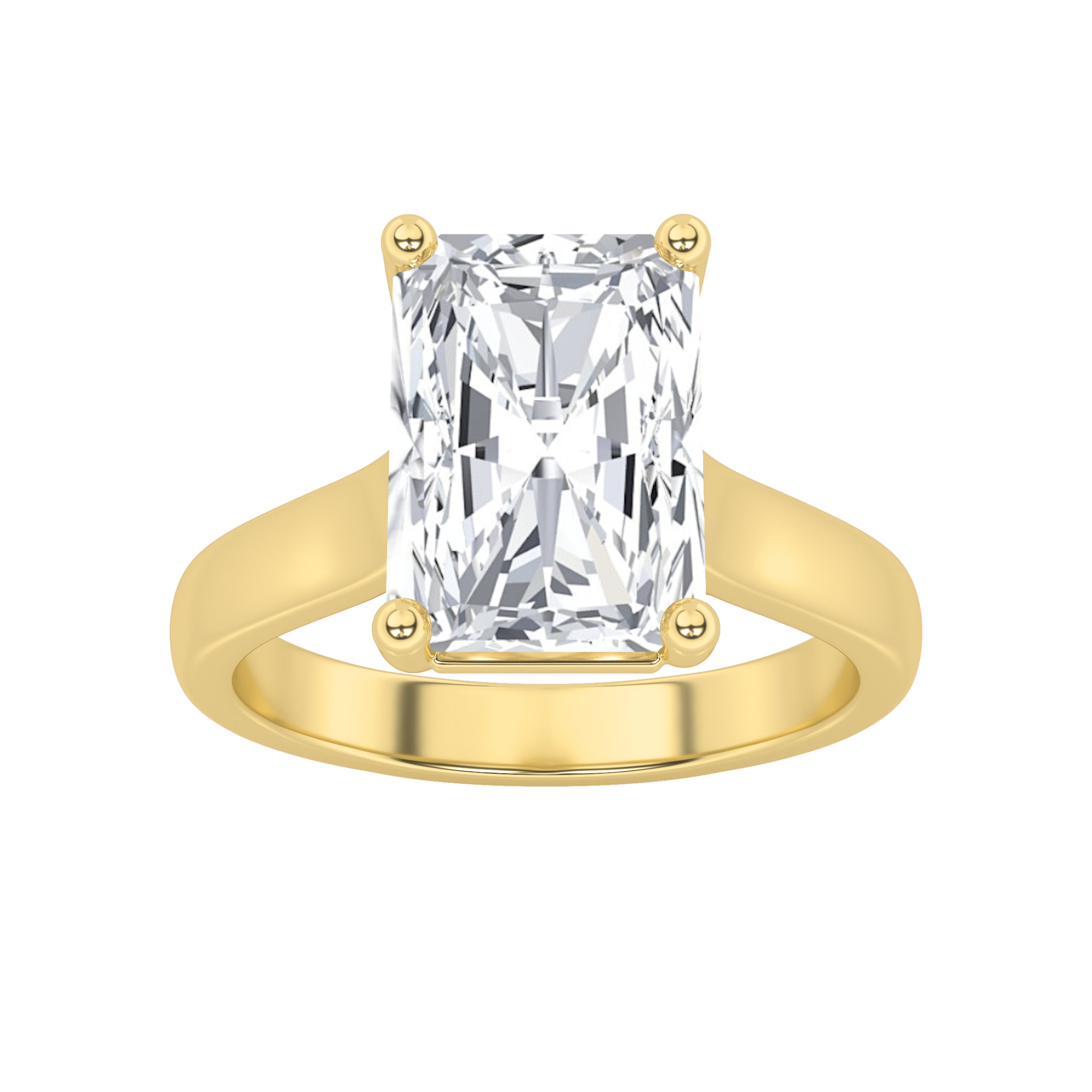 The Elizabeth Cathedral Trellis Solitaire Engagement Ring