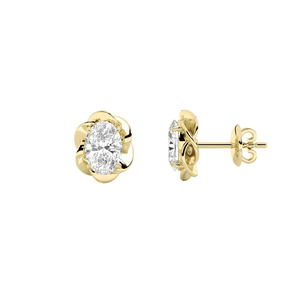 Eternal Swirl Diamond Studs