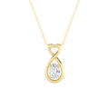 Classic Oval-Cut Diamond Solitaire Pendant