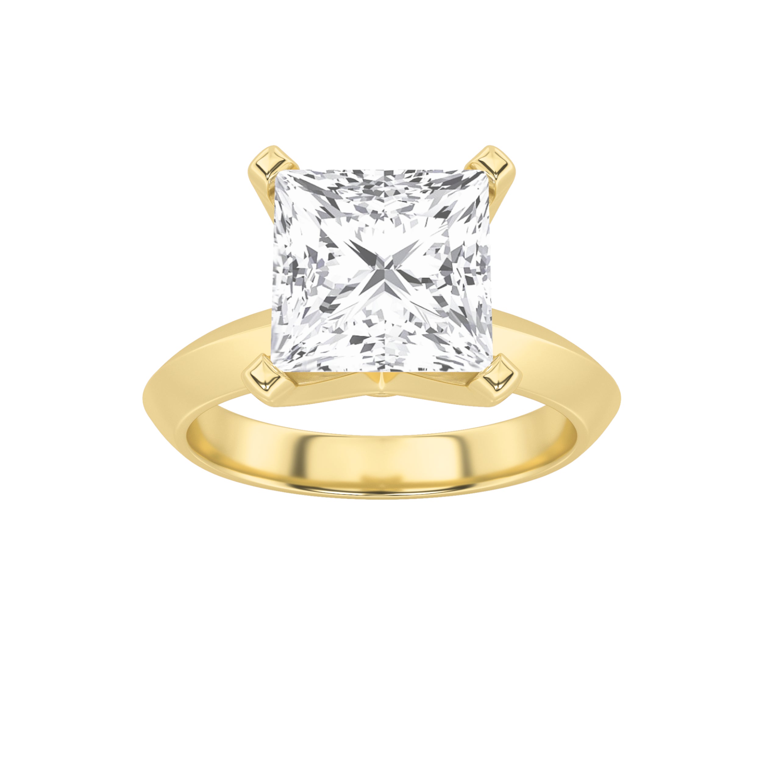 The Victoria Knife Edge Solitaire Engagement Ring