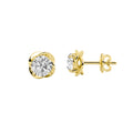 Eternal Swirl Diamond Studs