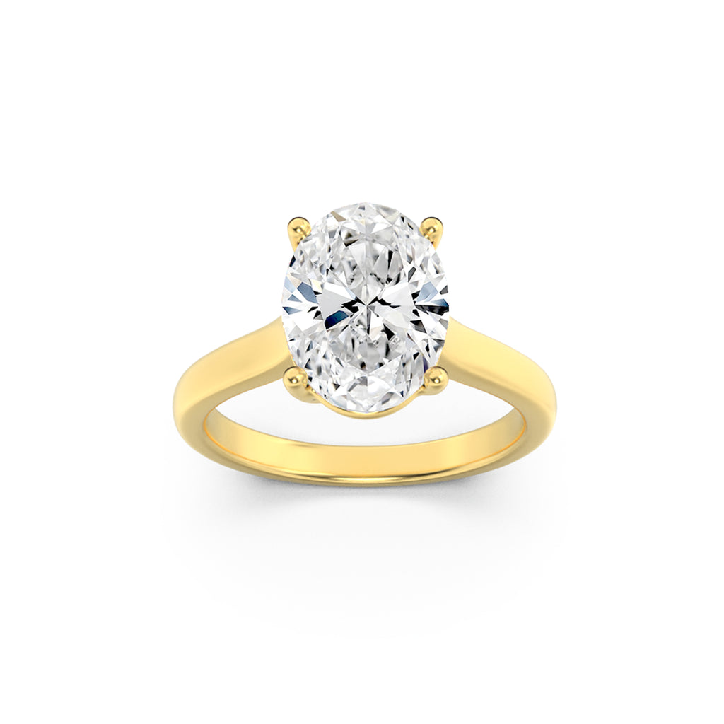 The Elizabeth Cathedral Trellis Solitaire Engagement Ring