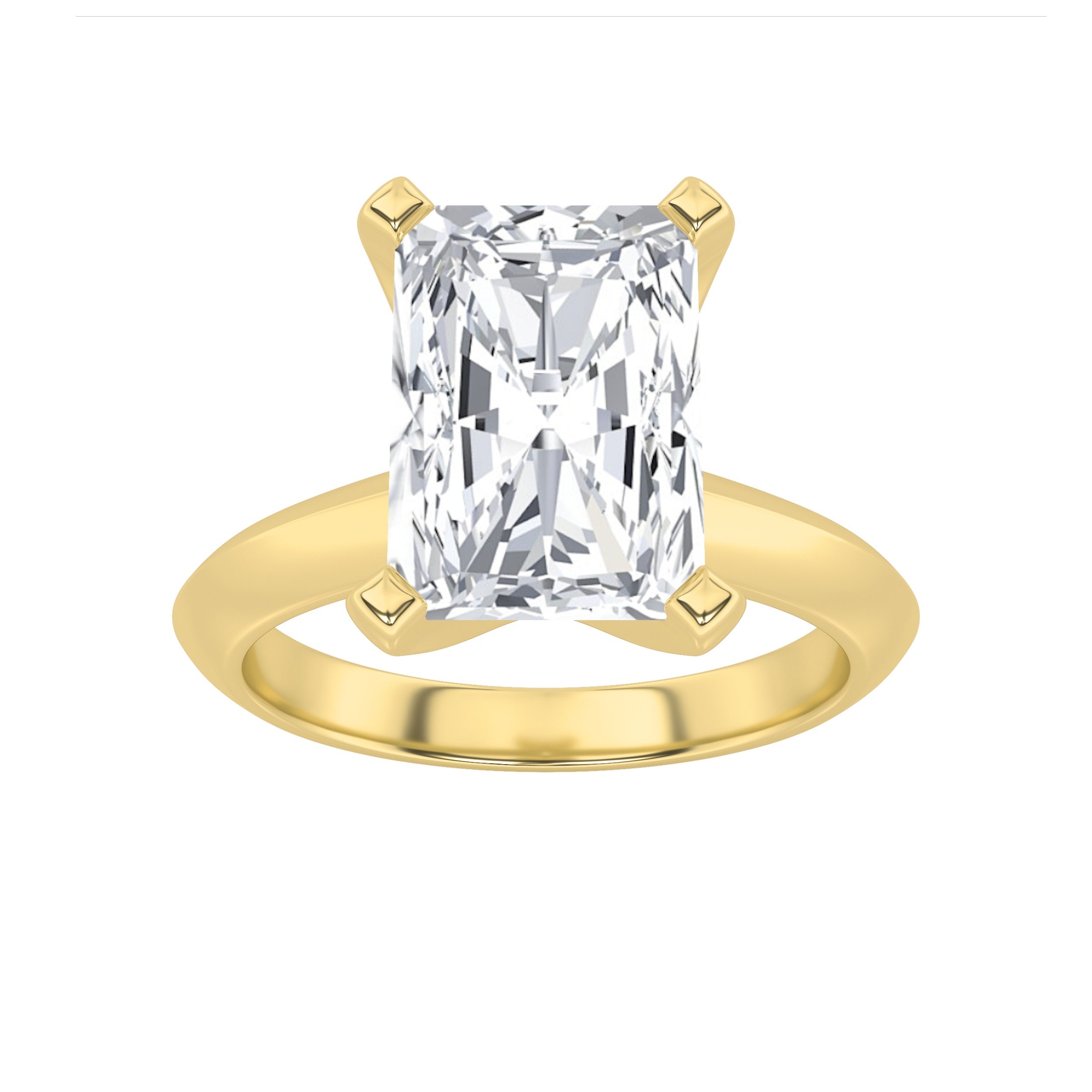 The Victoria Knife Edge Solitaire Engagement Ring