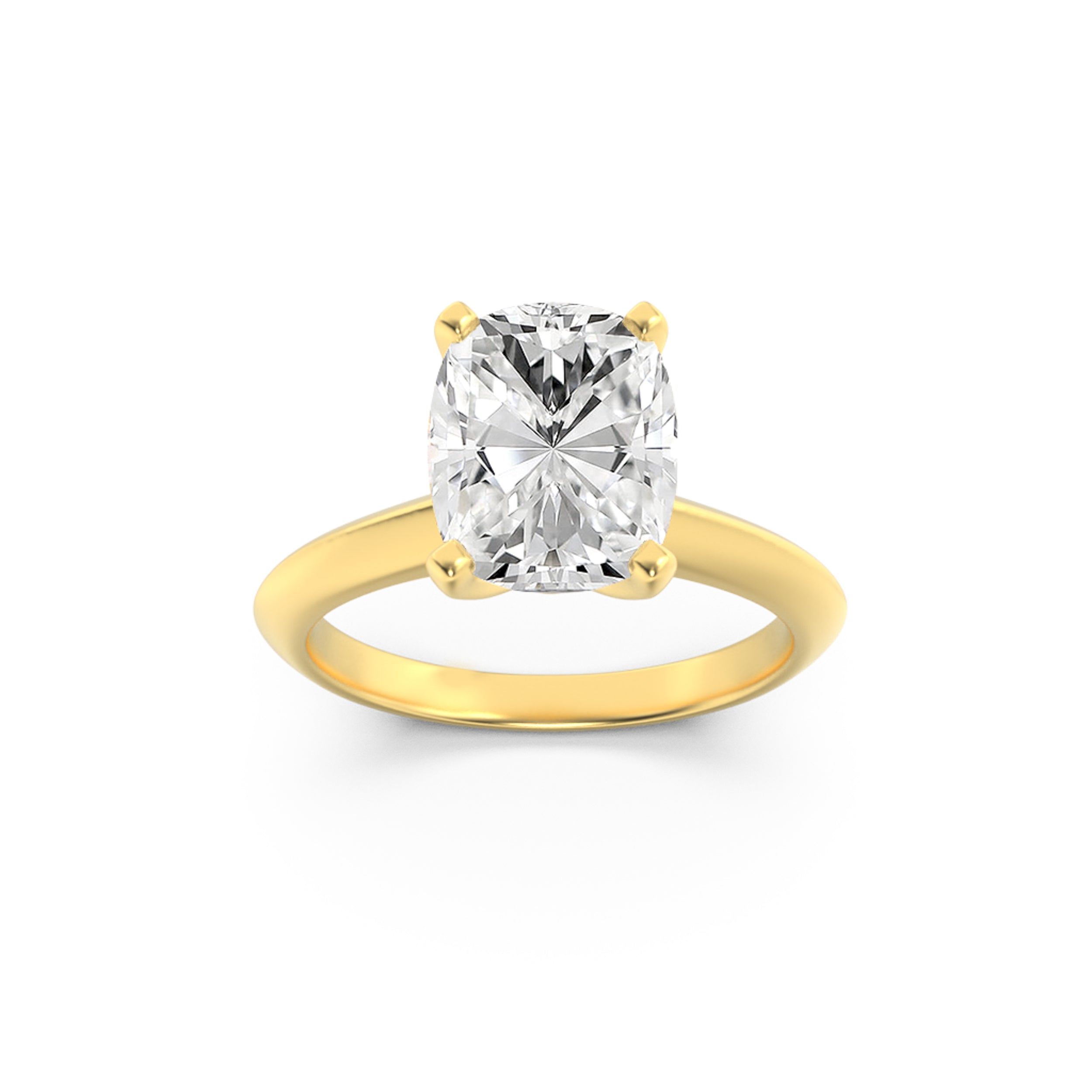 The Victoria Knife Edge Solitaire Engagement Ring