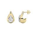 Essential Pear-Shaped Diamond Studs