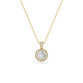 Alexya Signature Halo Diamond Pendant