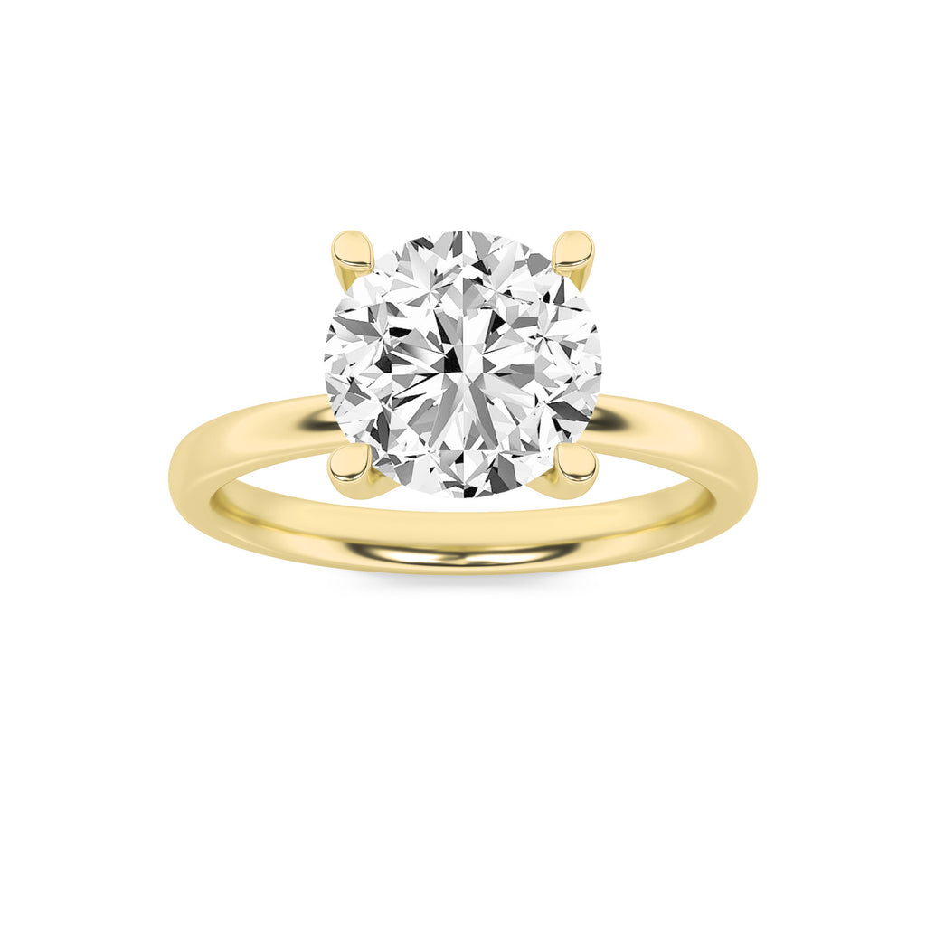 The Catherine Hidden Hallo Solitaire Engagement Ring
