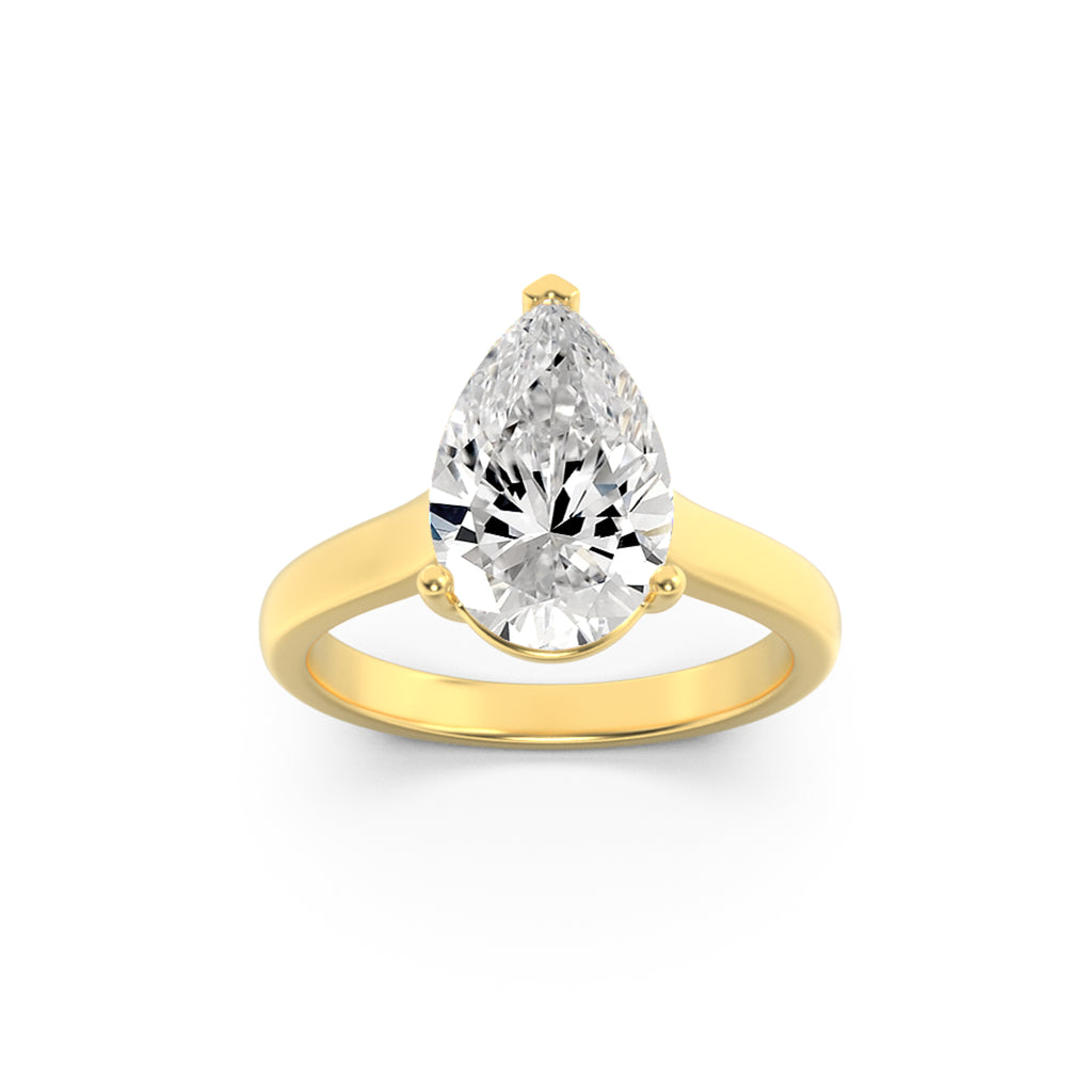 The Elizabeth Cathedral Trellis Solitaire Engagement Ring