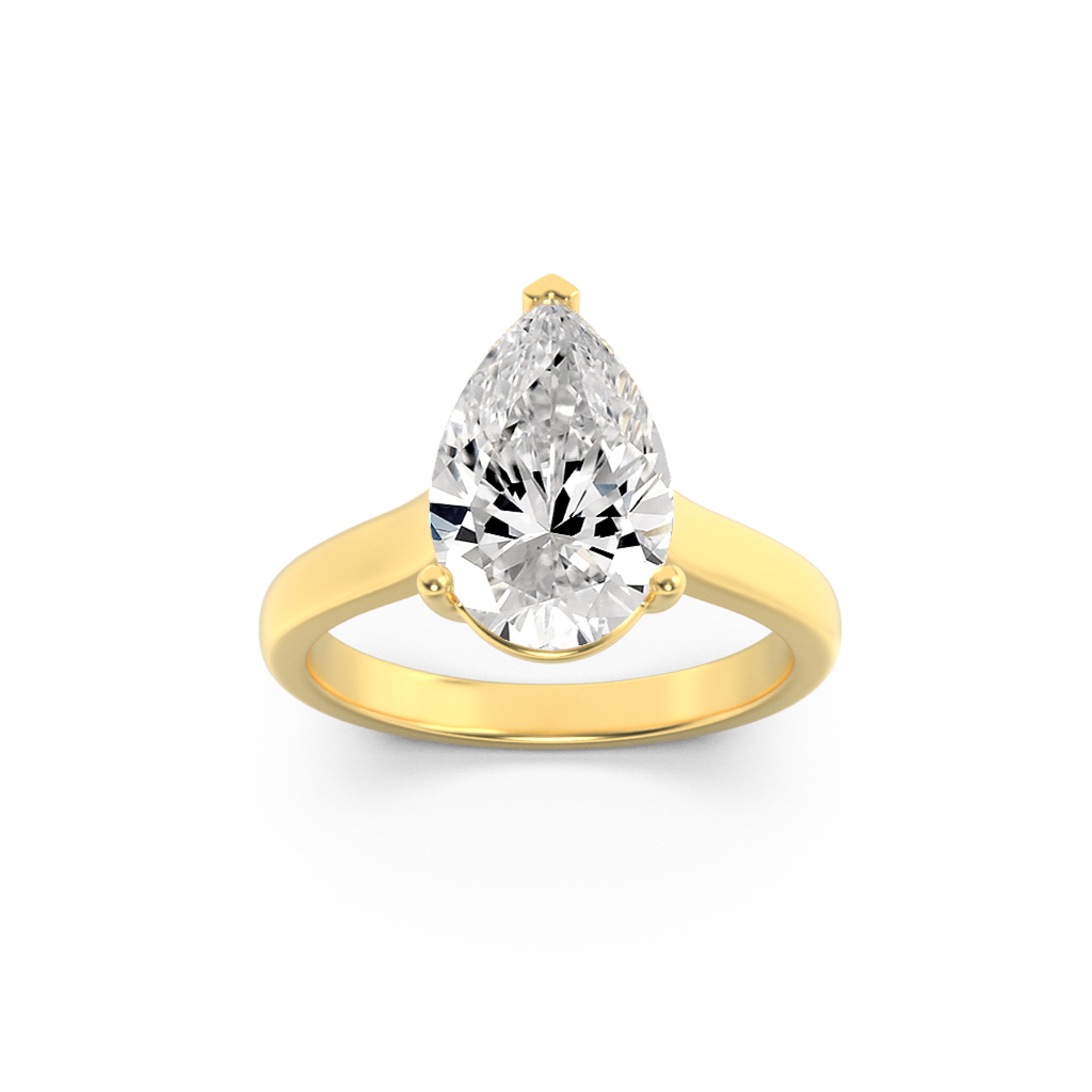 The Elizabeth Cathedral Trellis Solitaire Engagement Ring