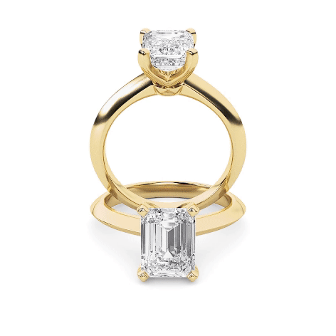 The Victoria Knife Edge Solitaire Engagement Ring