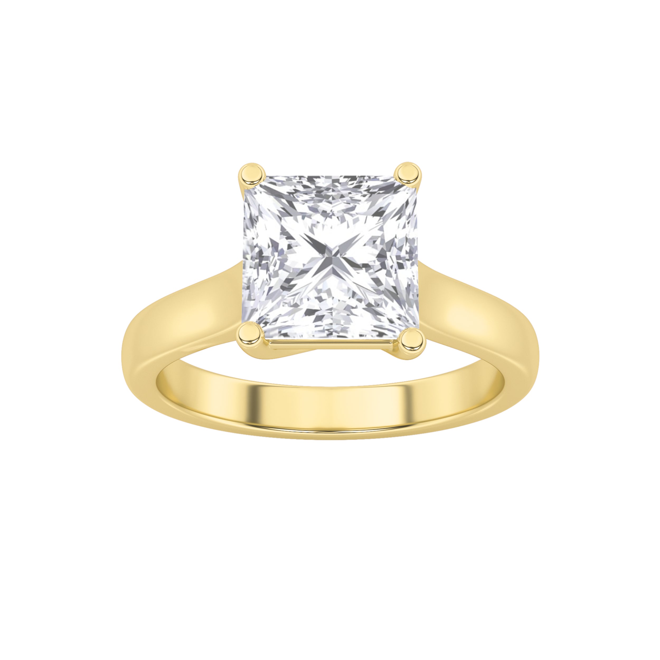 The Elizabeth Cathedral Trellis Solitaire Engagement Ring