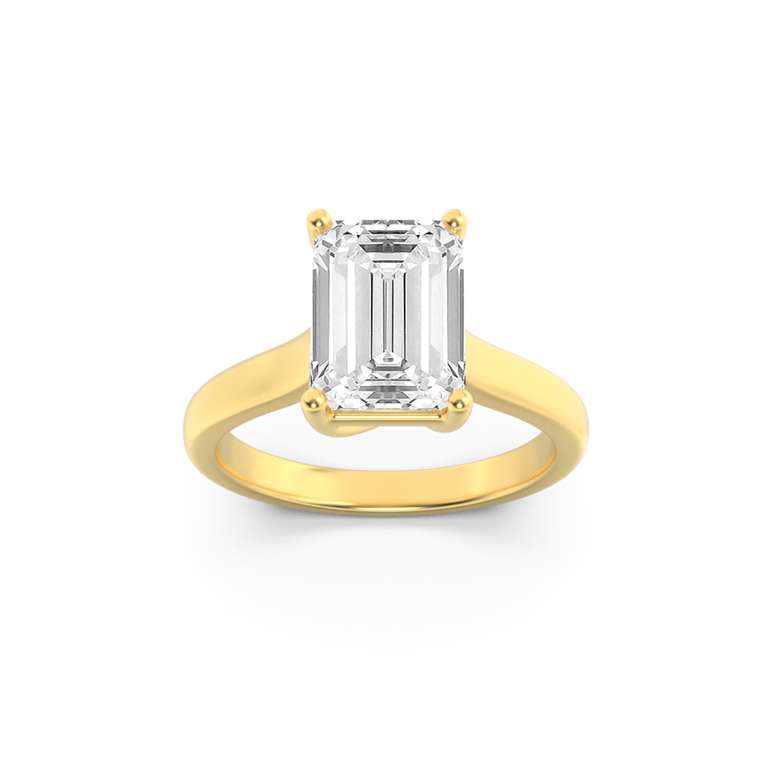 The Elizabeth Cathedral Trellis Solitaire Engagement Ring