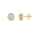 Alexya Signature Halo Diamond Studs