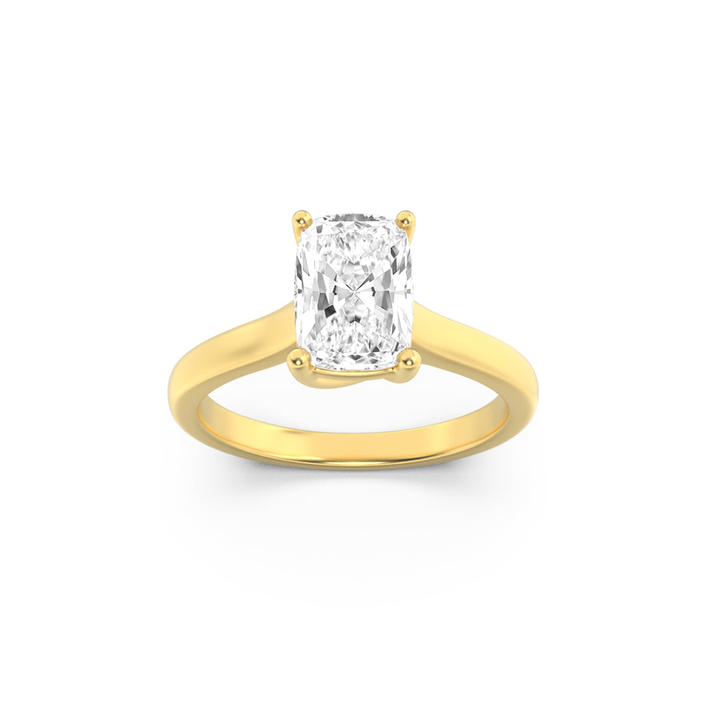 The Elizabeth Cathedral Trellis Solitaire Engagement Ring