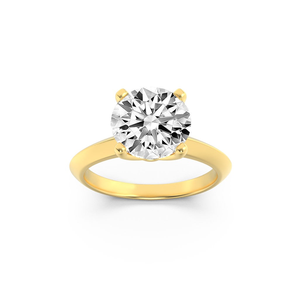 The Victoria Knife Edge Solitaire Engagement Ring