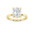 The Catherine Hidden Hallo Solitaire Engagement Ring
