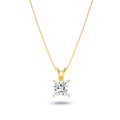 Alexya Signature Diamond Solitaire Pendant