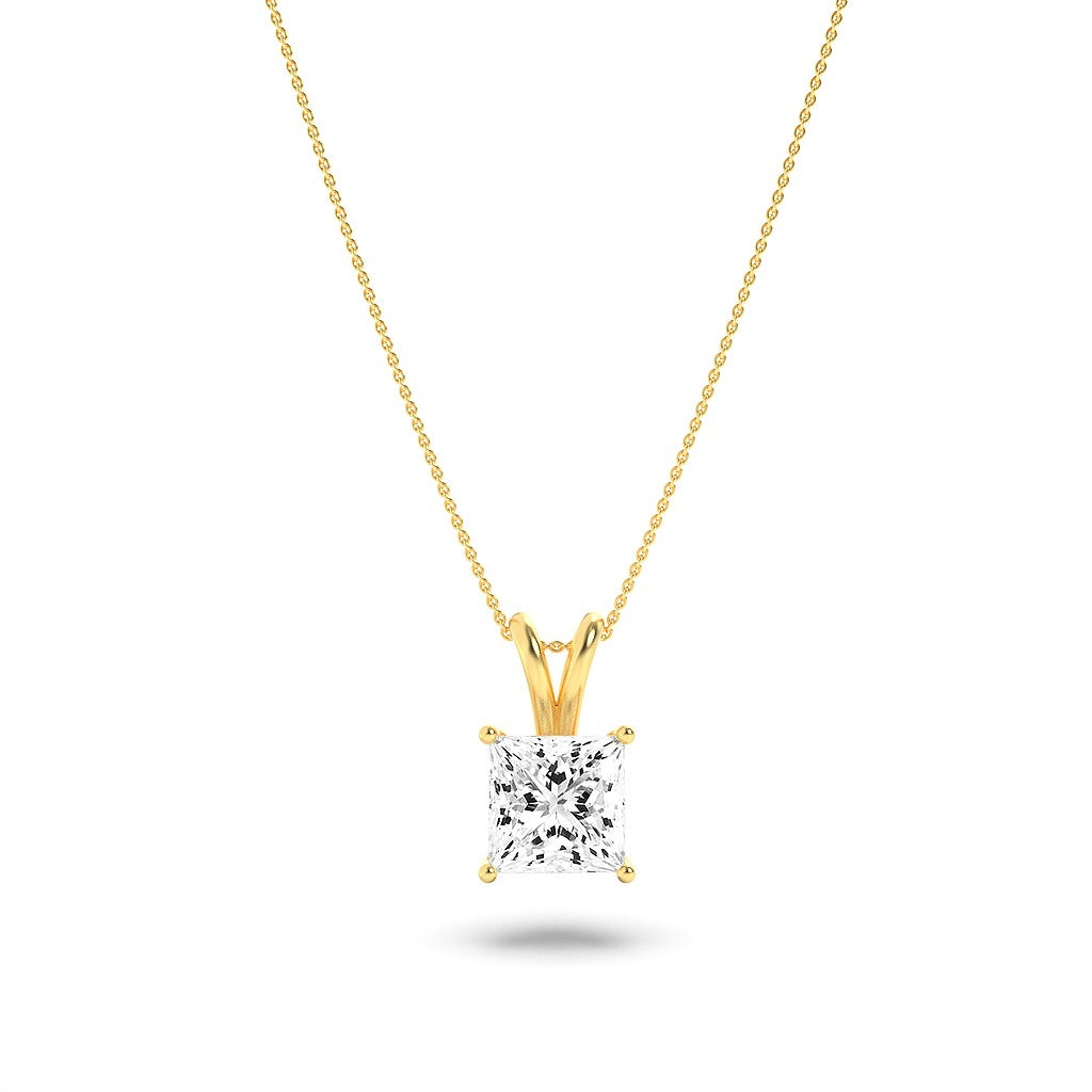 Alexya Signature Diamond Solitaire Pendant