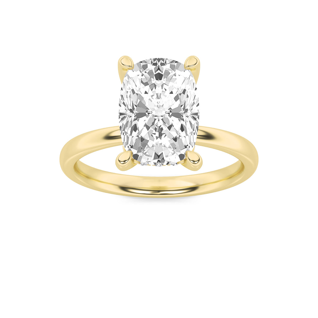 The Catherine Hidden Hallo Solitaire Engagement Ring